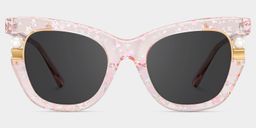 Pearl Cateye Pink Glasses0
