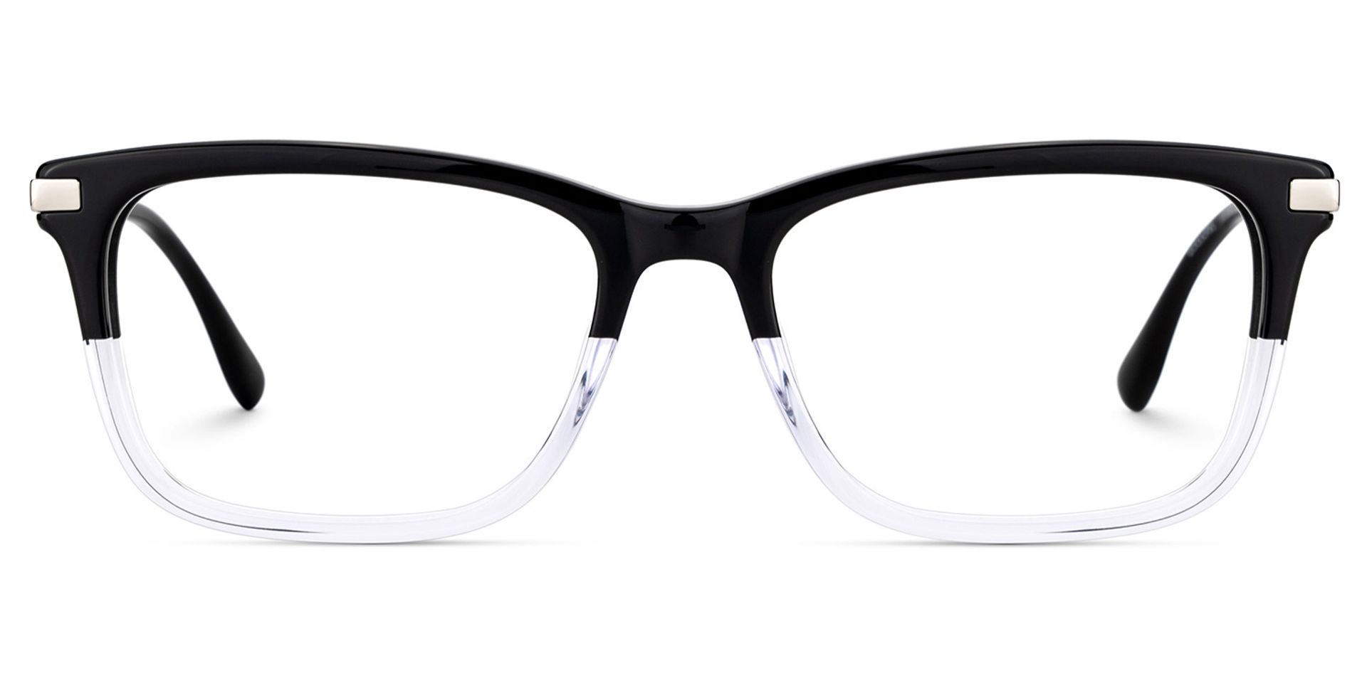 Zane Rectangle Black-crystle Color Frame Glasses for Men | Zeelool1