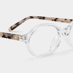 Everly Oval Clear Glasses5