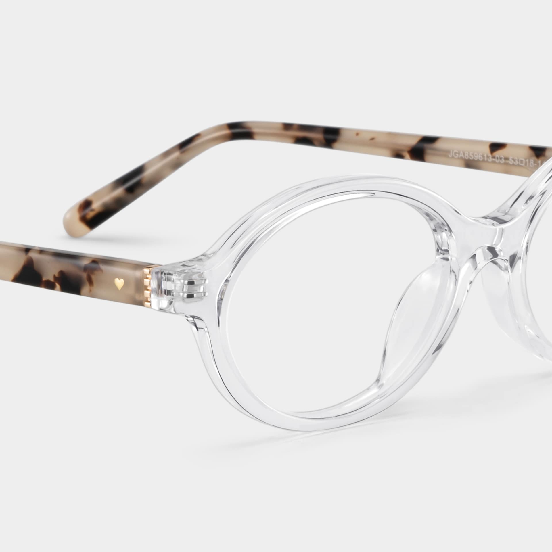 Oval Crystal Eyeglasses- Everly Acetate Frame Glasses5