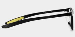 Alexis Rectangle Black Glasses3