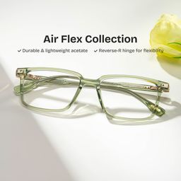 Cyrus Rectangle Green Glasses0