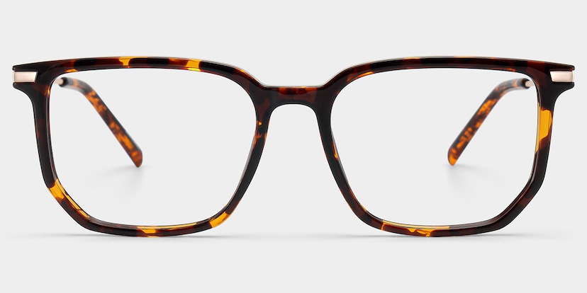 Michelle Rectangle Tortoise Glasses