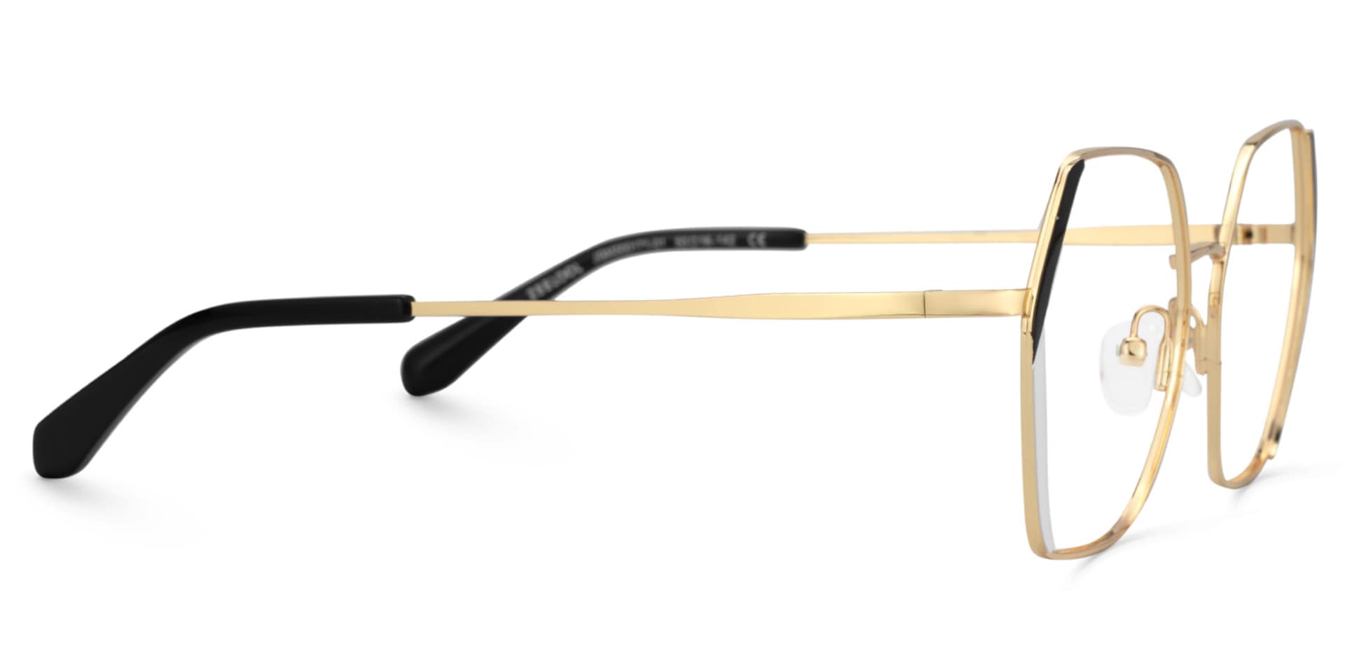 Hexagon Metal Frame Glasses3