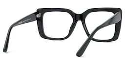 Maynard Rectangle Black Glasses4
