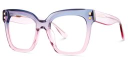 Minguela Square Gray Pink Glasses4