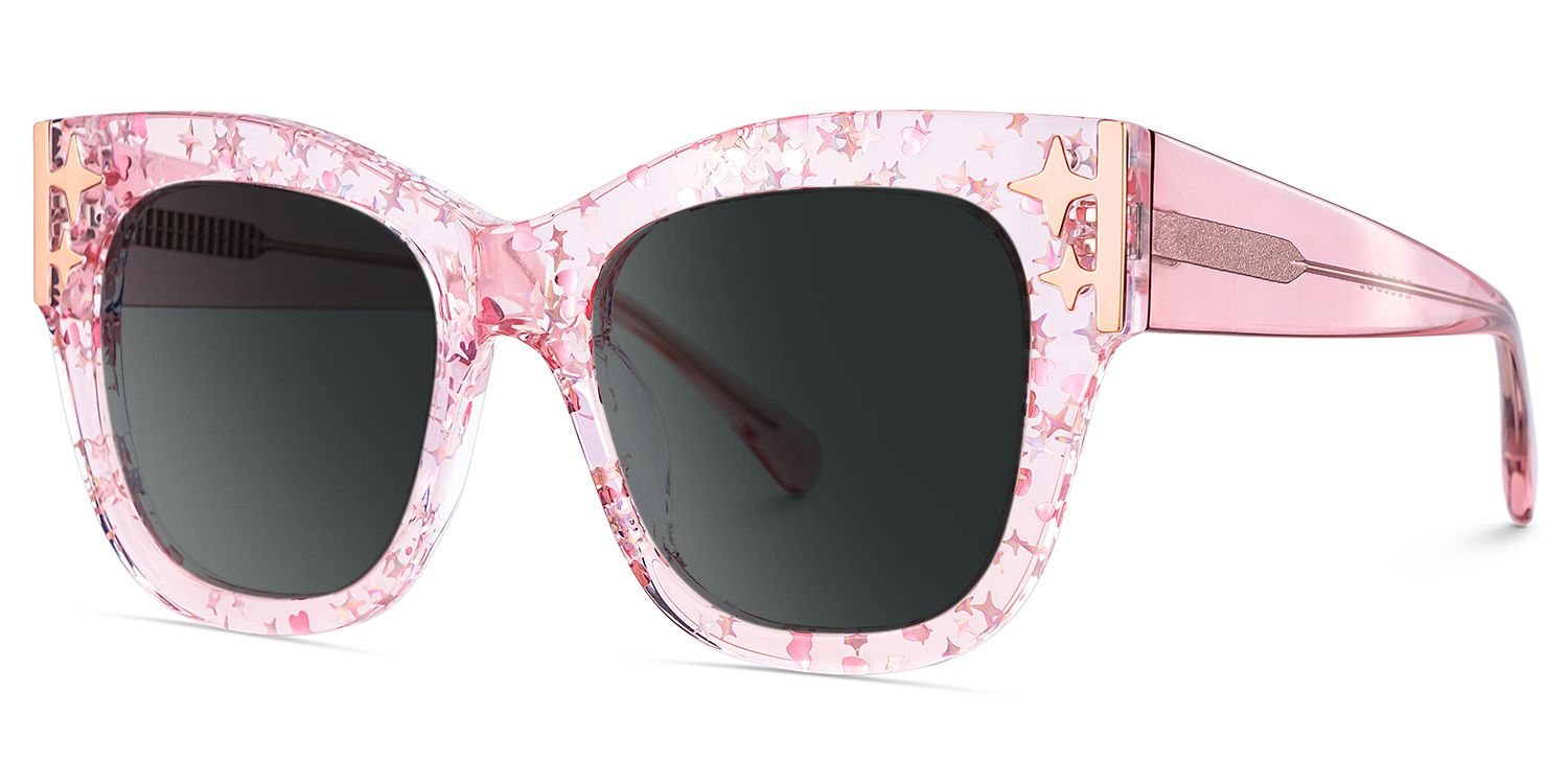 Designer Minfia Eyeglasses Pink Frames Sunglasses3