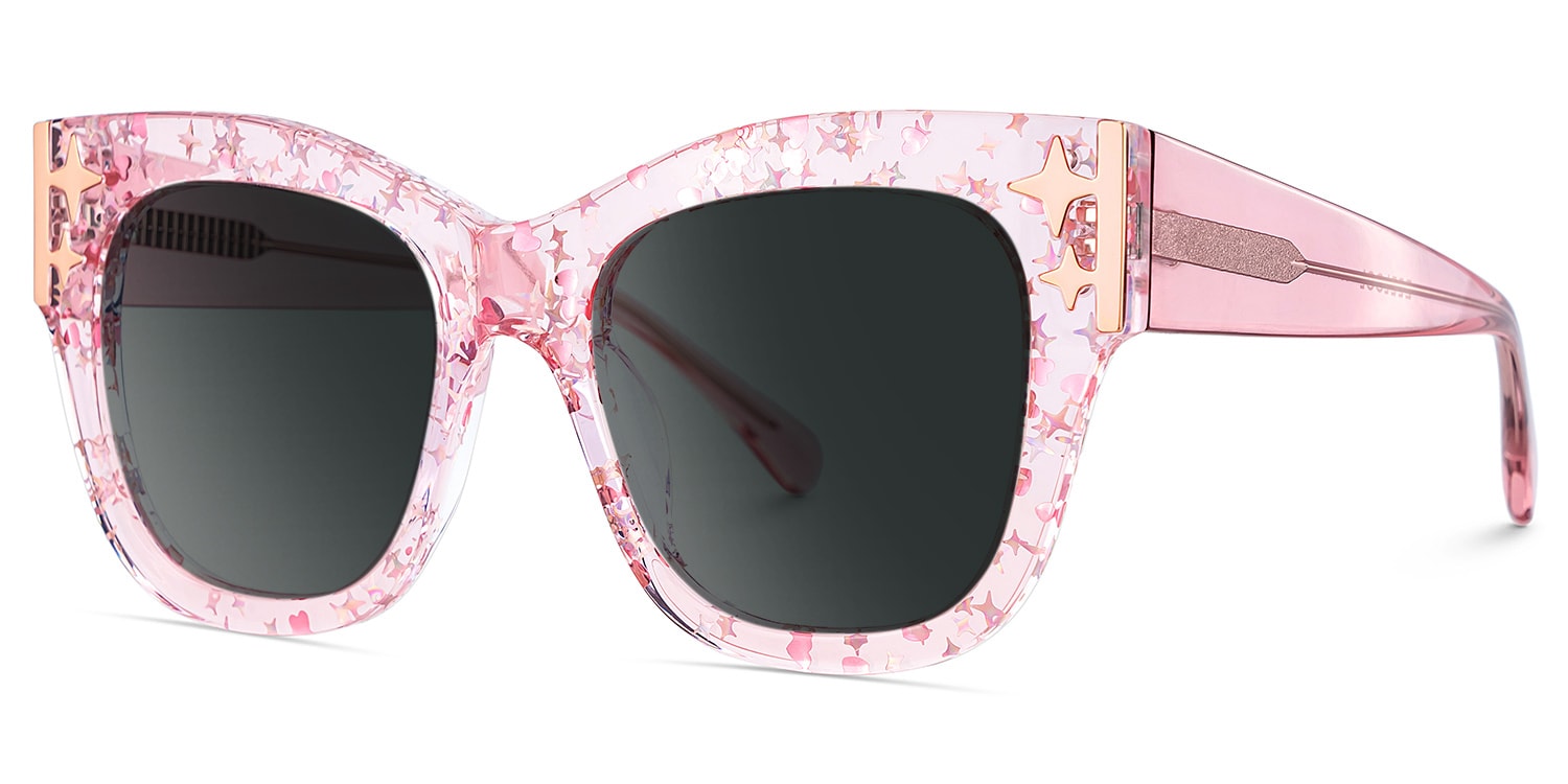 Designer Minfia Eyeglasses Pink Frames Sunglasses3
