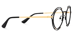 Frazer Round Black Glasses2