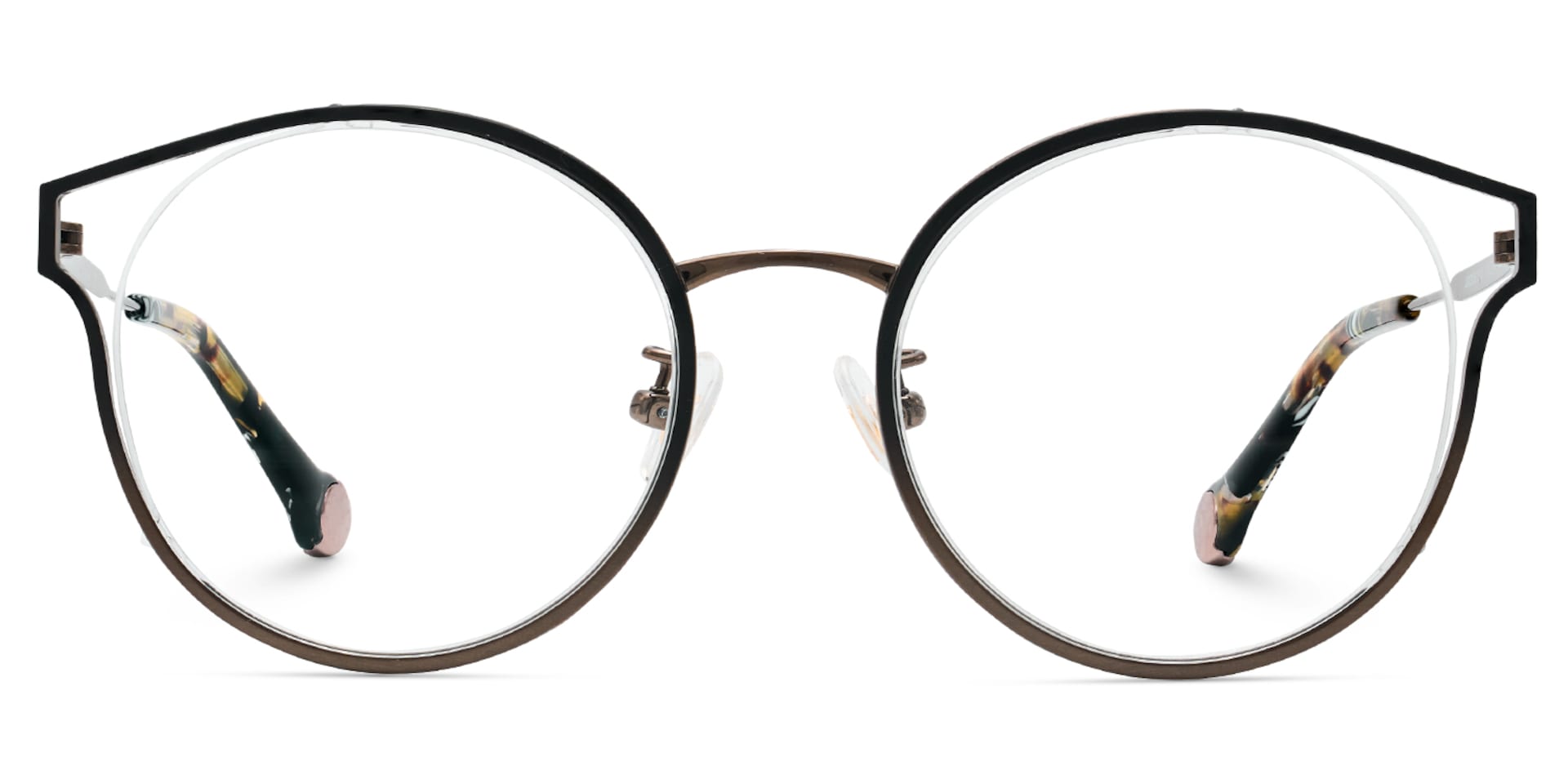 Half Circle Glasses With Adjustable Nose Pads0