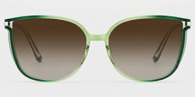 Rodz Square Green Glasses