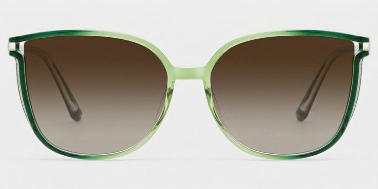 Rodz Green Square Sunglasses
