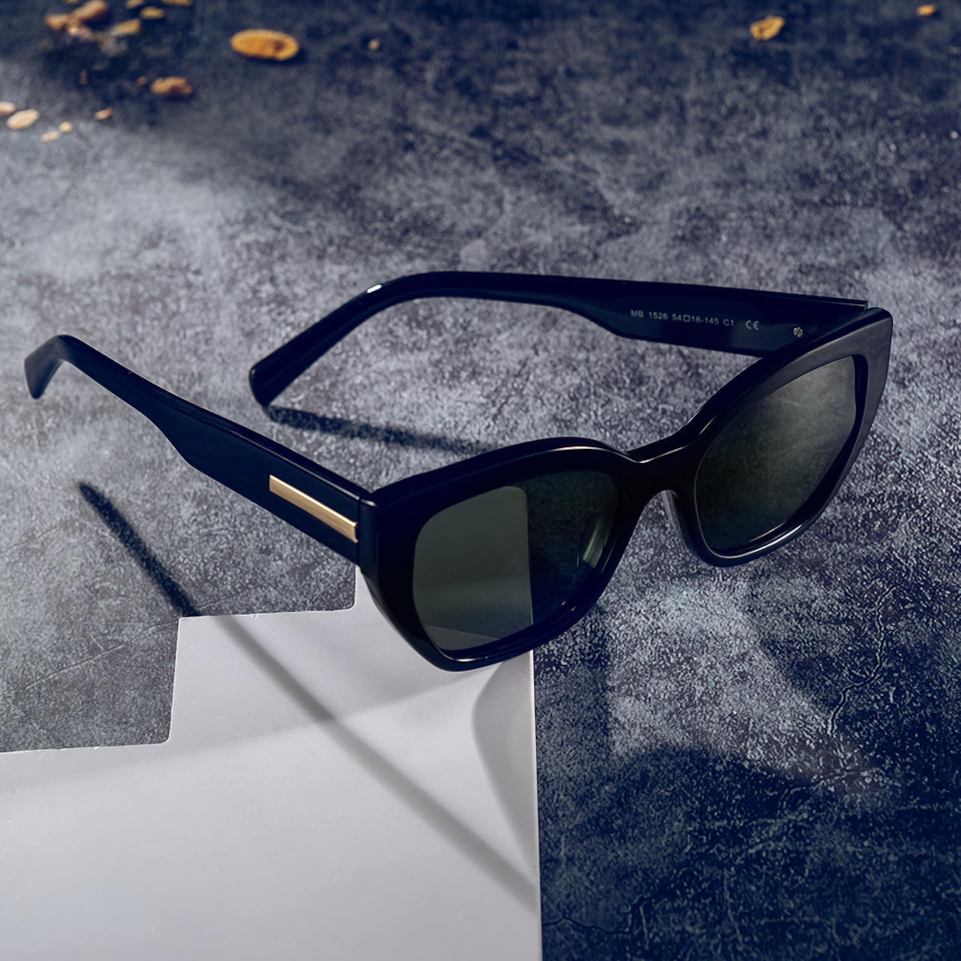 Zia black Frame Polarized Sunglasses with cat-eye Style Online | ZEELOOL0