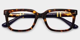 Fern Tortoise Rectangle Glasses2