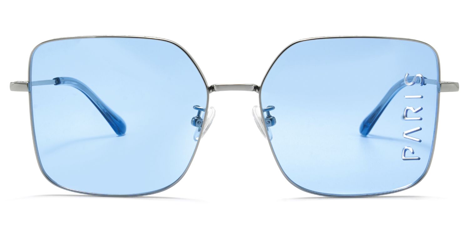 Millet Rectangle Blue Sunglasses for Women & Men | ZEELOOL0