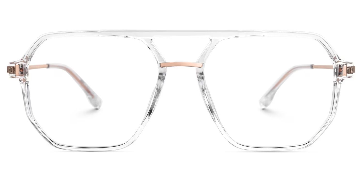 Aviator Lizbeth Clear Glasses on sale -Zeelool Glasses0
