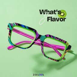 Zach Square Green Glasses4