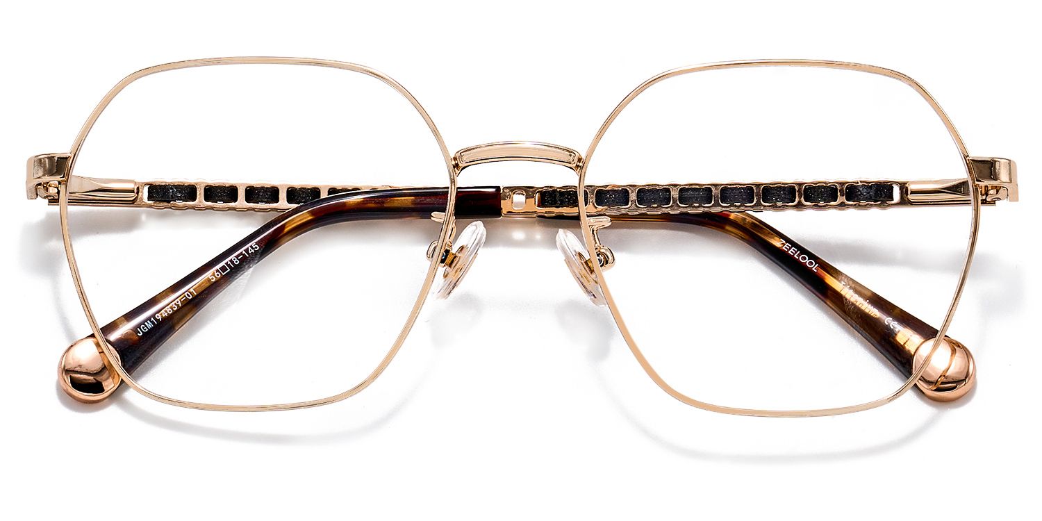 Hexagon Glasses On Round Face1