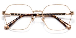 Dunbar Geometric Gold Glasses1