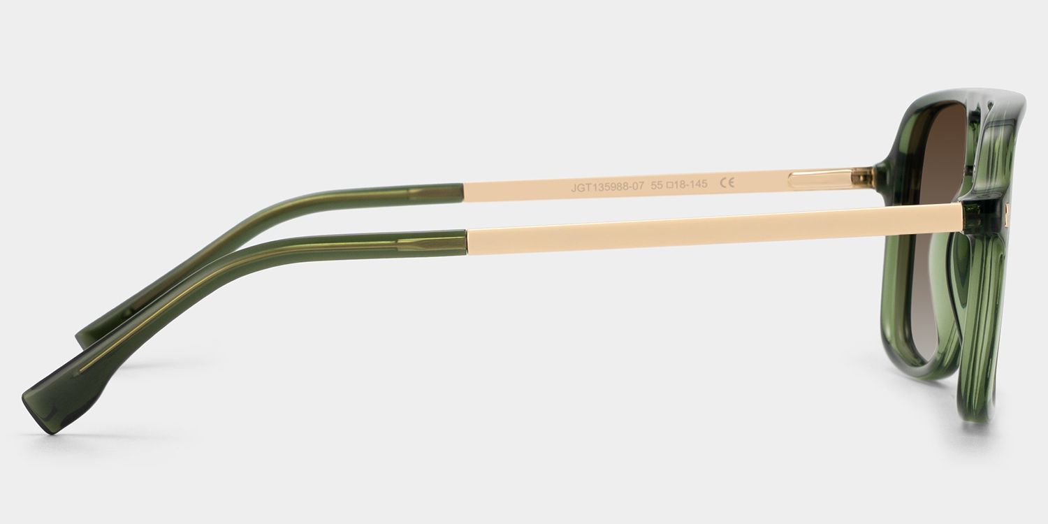 Kilworth Aviator Green Sunglasses for Women & Men | ZEELOOL3