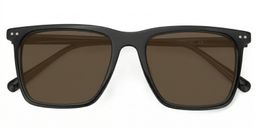 Frantz Black Square Sunglasses1