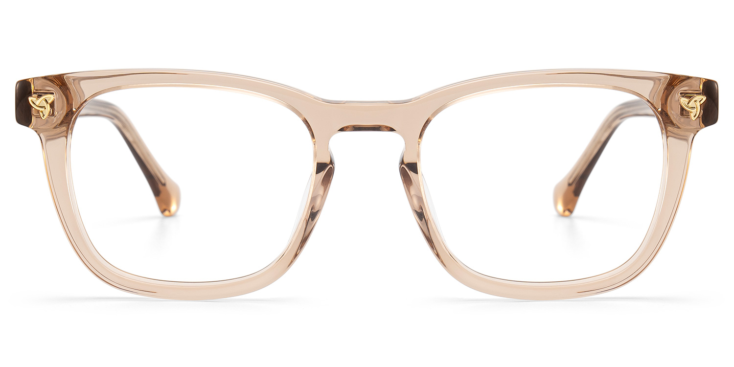 Heather Brown Frame Glasses with Square Frame Online | ZEELOOL