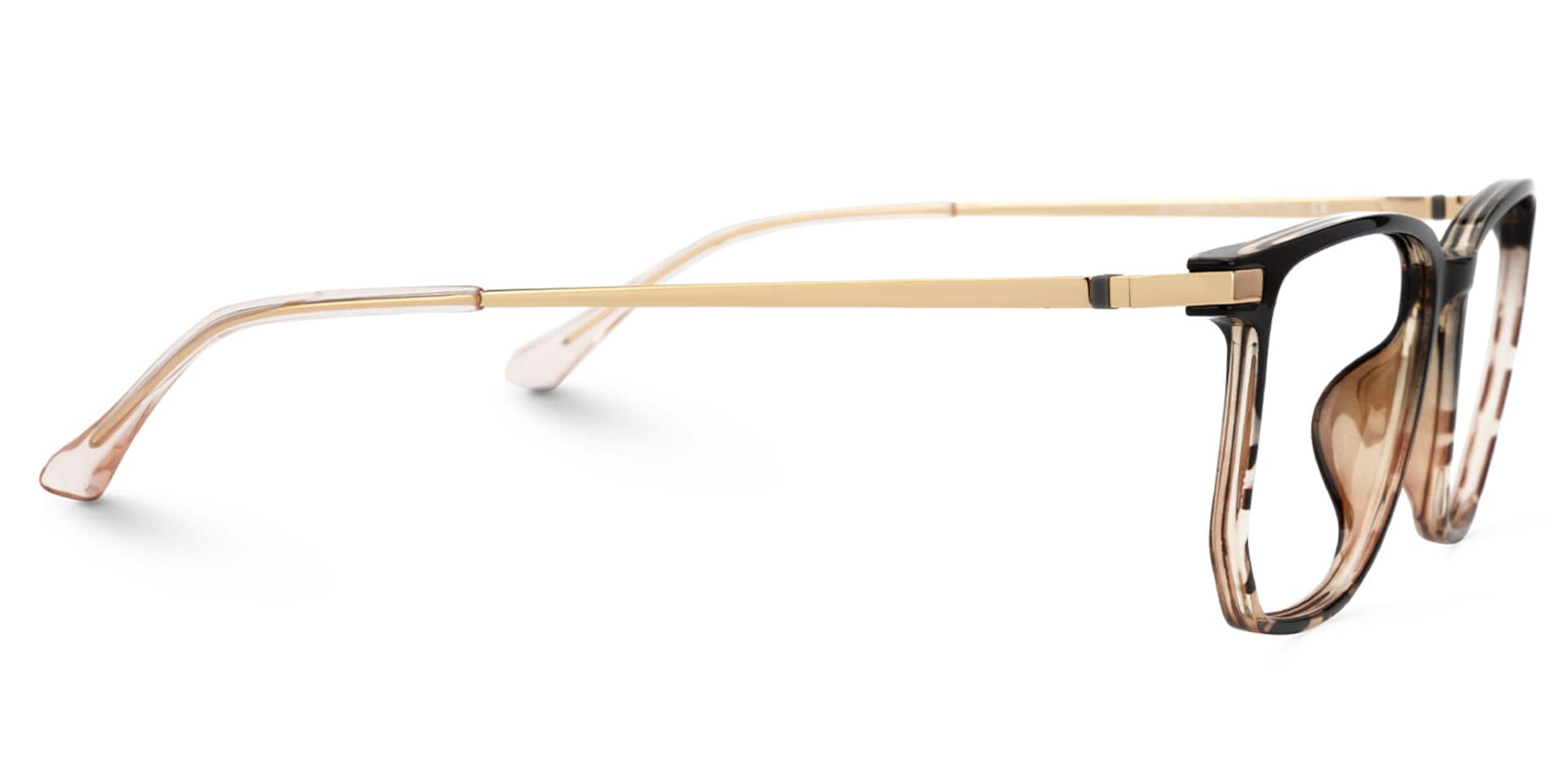 Fezell Tortoise Thin Frame Eyeglasses | Zeelool Optical2