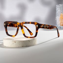 Ramdass Rectangle Tortoise Glasses0