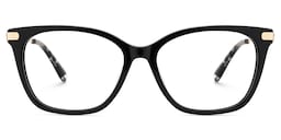 Suzy Rectangle Black Glasses1