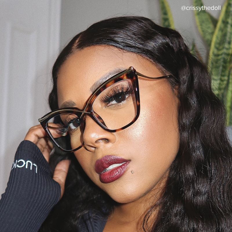 Winston Butterfly Tortoise Frame Glasses | ZEELOOL Canada6