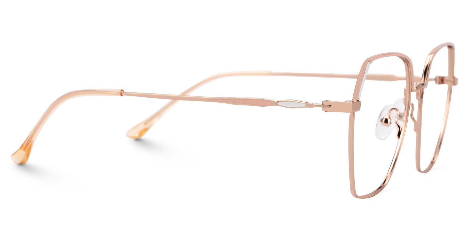 Marlon Geometric Two-Tone Full-Rim Glasses | Zeelool2