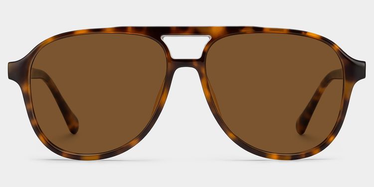 Luna Tortoise Aviator Glasses