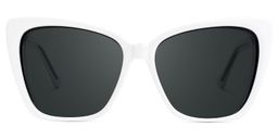 Shanell Butterfly White-Black Glasses0
