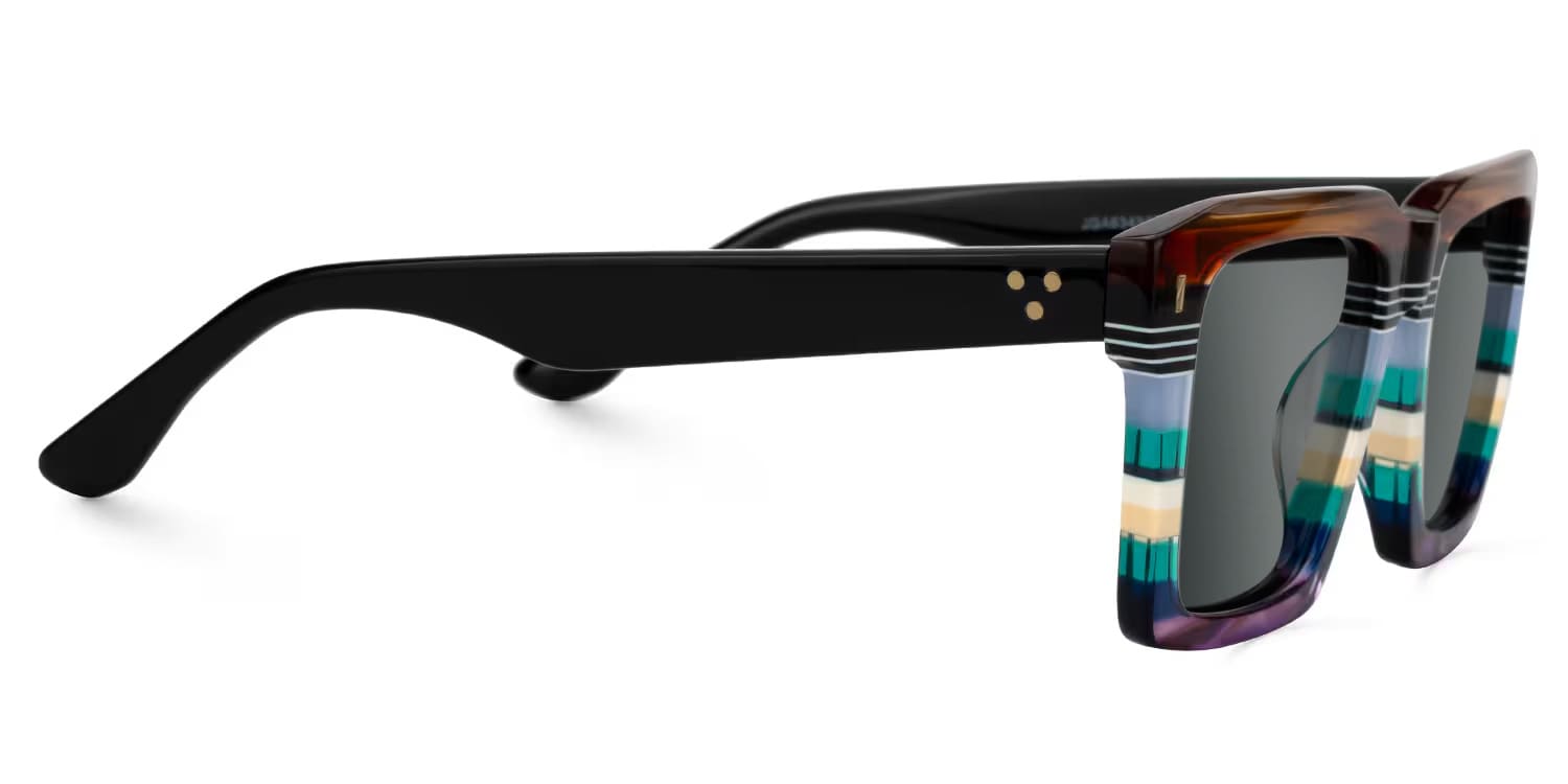 Kenish Square Multicolor Glasses2