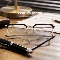 Addison Black Browline Glasses0