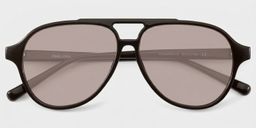 Drew Dark Brown Aviator Glasses1