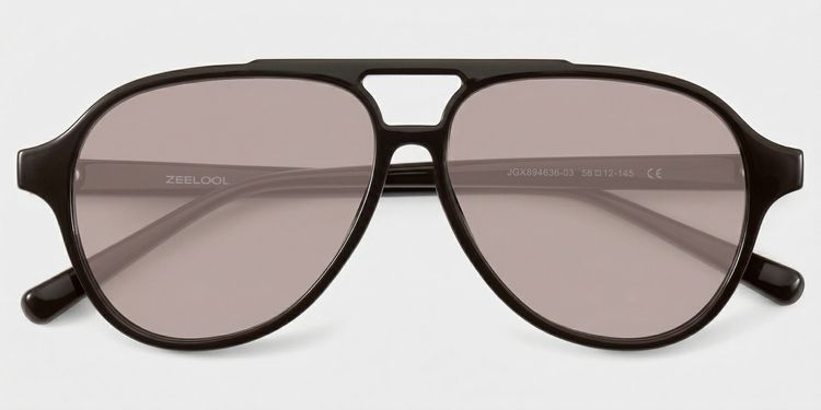 Drew Dark Brown Aviator Glasses