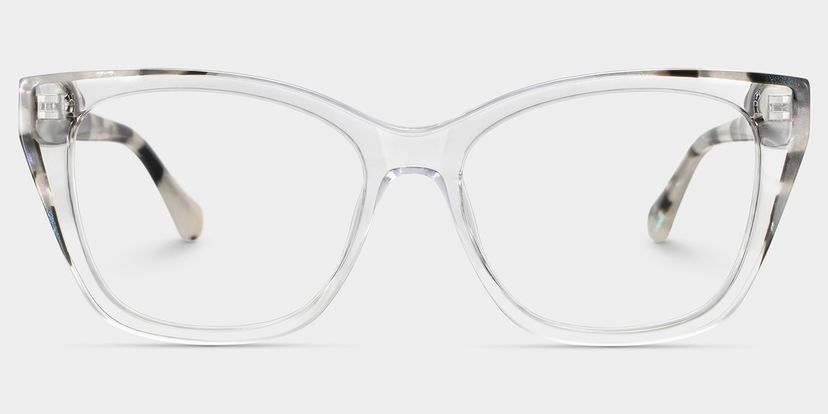 Maple Clear Butterfly Glasses