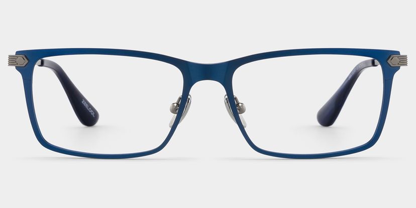 Alexander Rectangle Blue Glasses