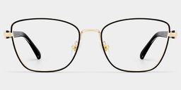 Lucille Black Butterfly Glasses1