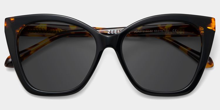 Kira Butterfly Black Glasses