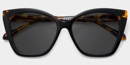 Kira Butterfly Black Glasses1