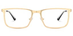 Roxana Rectangle Gold Glasses1