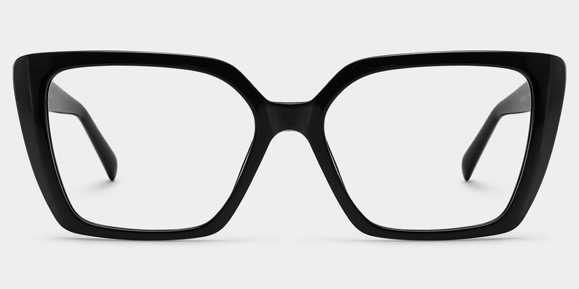 Emery Black Square Glasses