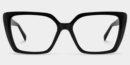 Emery Black Square Glasses1