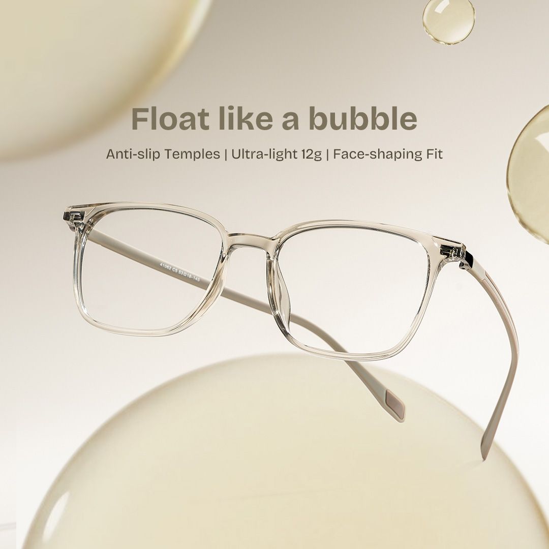 Charles Square Green Glasses with Full Rim | ZEELOOL