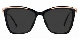 Krystle Square Black Glasses0