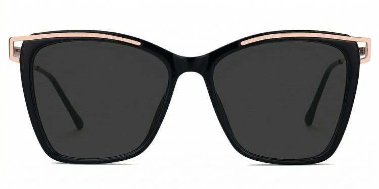 Krystle Square Black Glasses