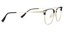 Barrett Browline Gold Glasses4