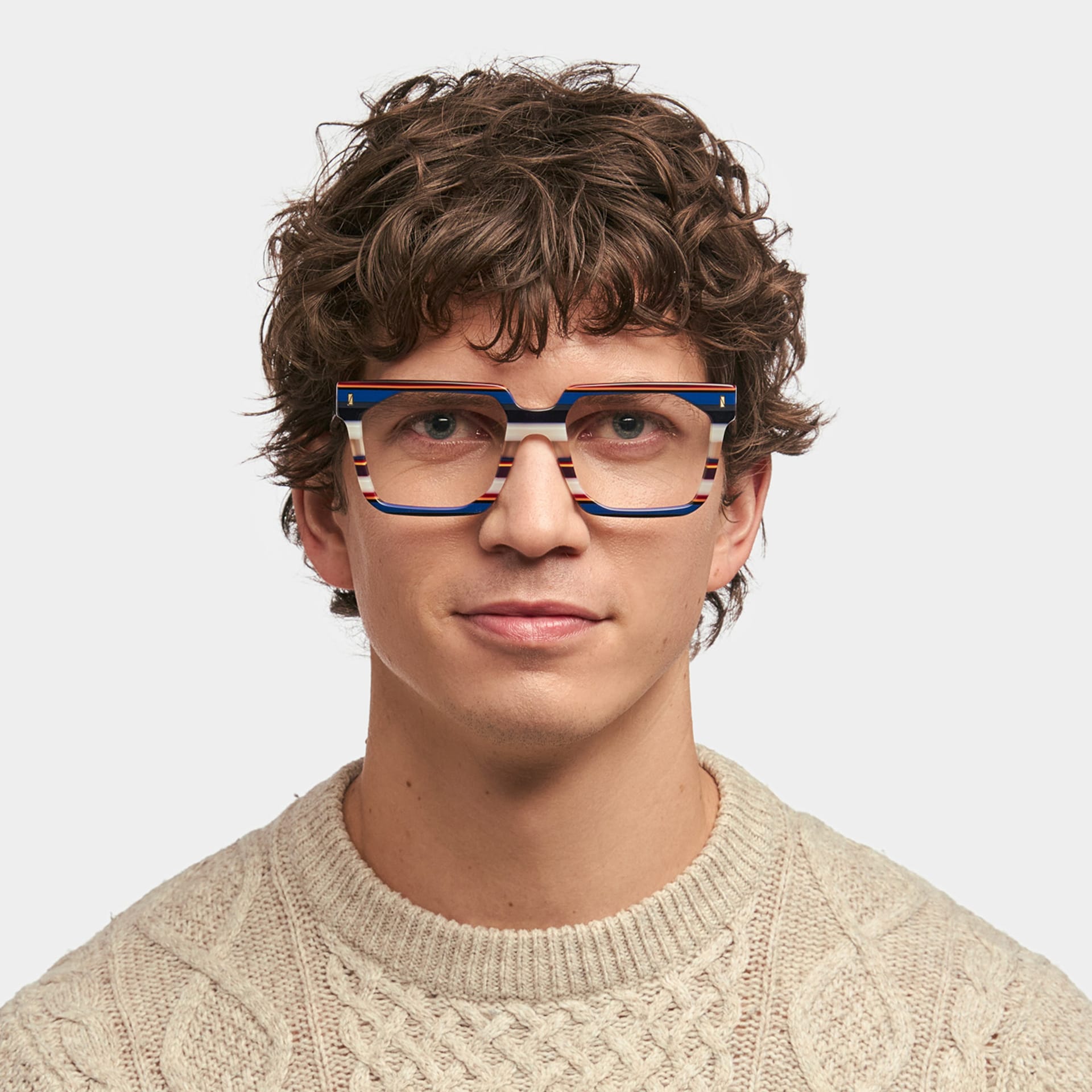 Laguer Rectangle Specs Frame For Men | Zeelool1
